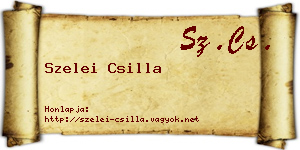 Szelei Csilla névjegykártya